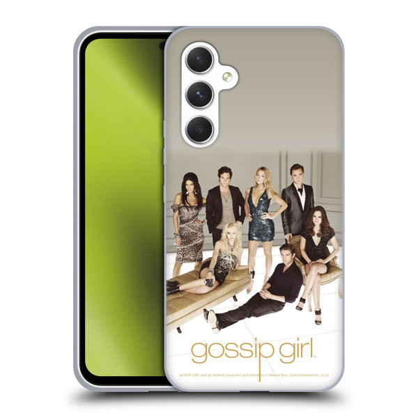 Gossip Girl Graphics Poster Soft Gel Case for Samsung Galaxy A54 5G