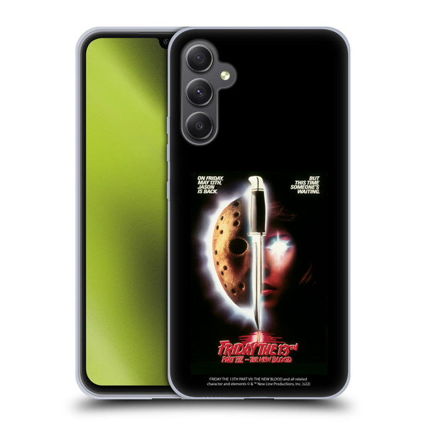 Friday the 13th Part VII The New Blood Graphics Key Art Soft Gel Case for Samsung Galaxy A34 5G