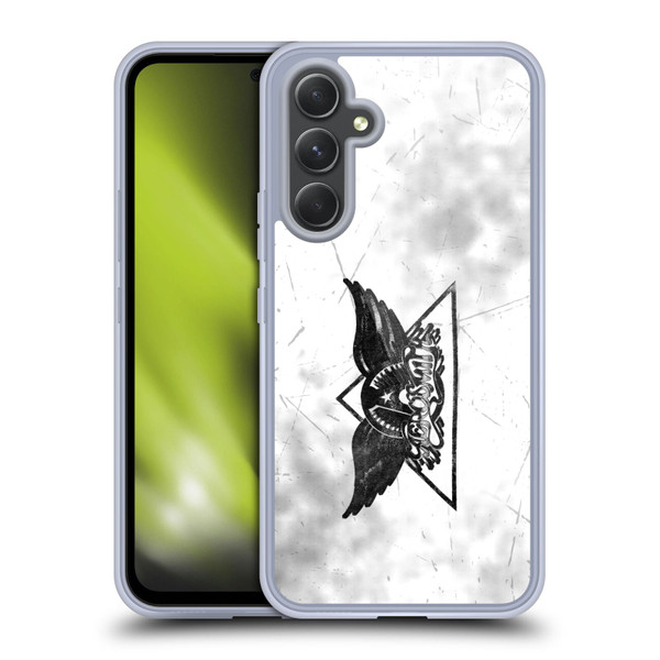 Aerosmith Black And White Triangle Winged Logo Soft Gel Case for Samsung Galaxy A54 5G