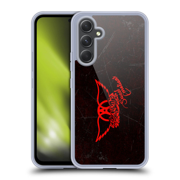 Aerosmith Classics Red Winged Sweet Emotions Soft Gel Case for Samsung Galaxy A54 5G