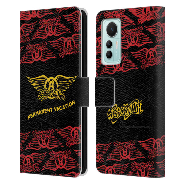 Aerosmith Classics Permanent Vacation Leather Book Wallet Case Cover For Xiaomi 12 Lite