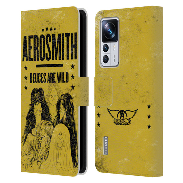 Aerosmith Classics Deuces Are Wild Leather Book Wallet Case Cover For Xiaomi 12T Pro