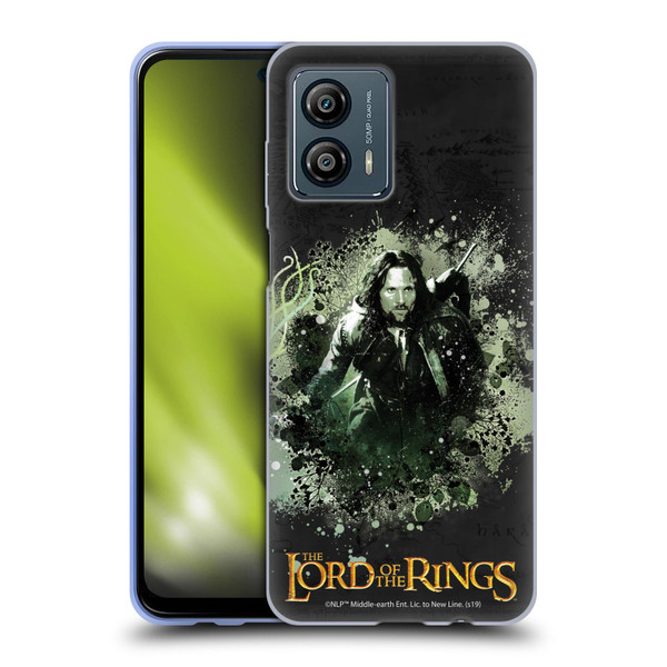 The Lord Of The Rings The Fellowship Of The Ring Character Art Aragorn Soft Gel Case for Motorola Moto G53 5G