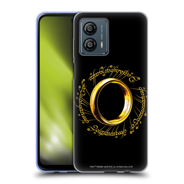 The Lord Of The Rings The Fellowship Of The Ring Graphics One Ring Soft Gel Case for Motorola Moto G53 5G