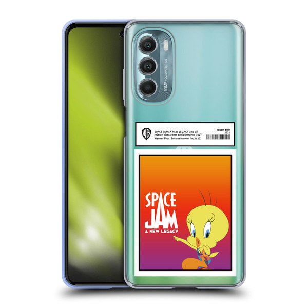 Space Jam: A New Legacy Graphics Tweety Bird Card Soft Gel Case for Motorola Moto G Stylus 5G (2022)