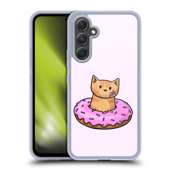 Beth Wilson Doodlecats Donut Soft Gel Case for Samsung Galaxy A54 5G