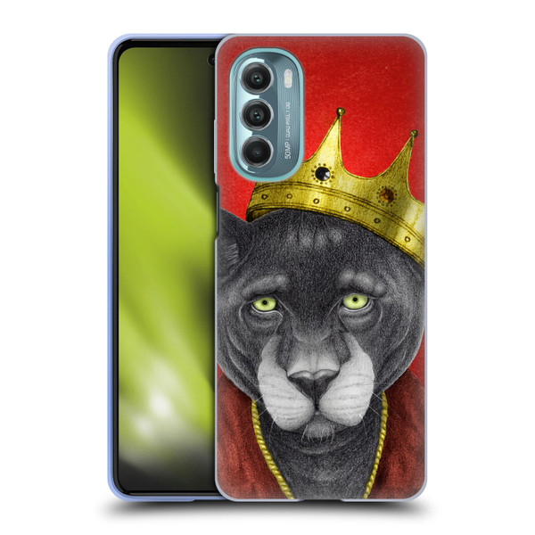 Barruf Animals The King Panther Soft Gel Case for Motorola Moto G Stylus 5G (2022)
