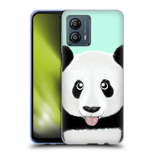 Barruf Animals The Cute Panda Soft Gel Case for Motorola Moto G53 5G