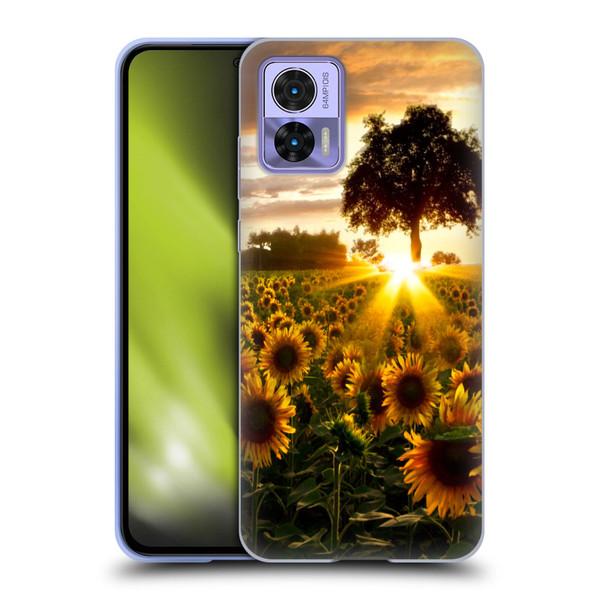 Celebrate Life Gallery Florals Fields Of Gold Soft Gel Case for Motorola Edge 30 Neo 5G