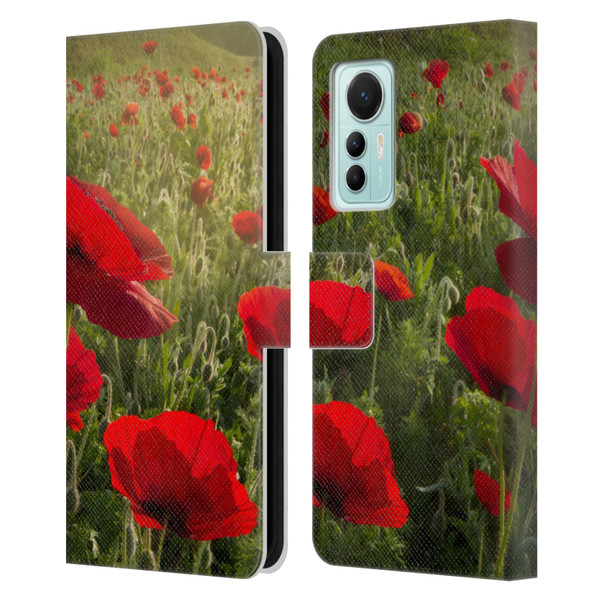 Celebrate Life Gallery Florals Waiting For The Morning Leather Book Wallet Case Cover For Xiaomi 12 Lite