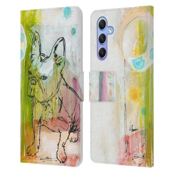 Wyanne Animals Attitude Leather Book Wallet Case Cover For Samsung Galaxy A34 5G