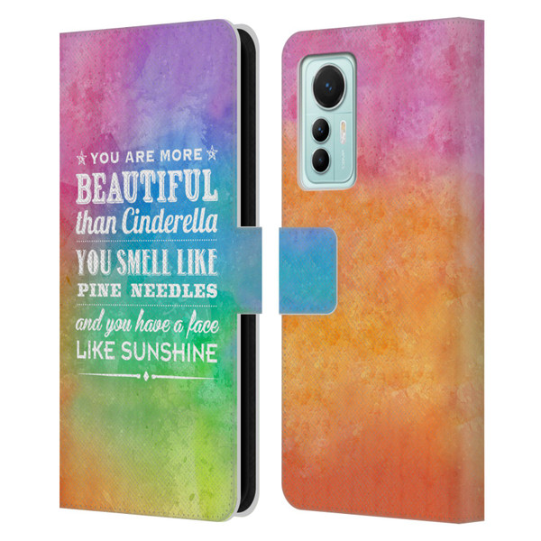 Rachel Caldwell Illustrations You Are More Leather Book Wallet Case Cover For Xiaomi 12 Lite