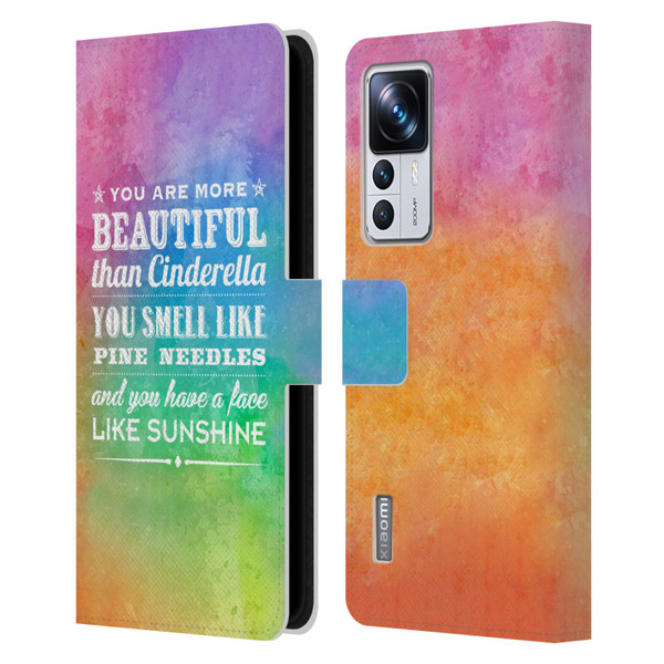 Rachel Caldwell Illustrations You Are More Leather Book Wallet Case Cover For Xiaomi 12T Pro