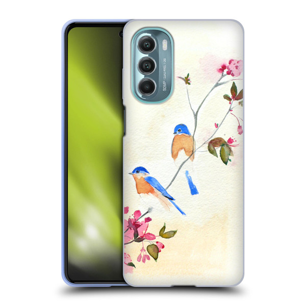 Mai Autumn Birds Blossoms Soft Gel Case for Motorola Moto G Stylus 5G (2022)