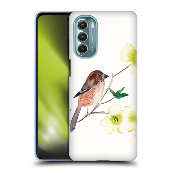 Mai Autumn Birds Dogwood Branch Soft Gel Case for Motorola Moto G Stylus 5G (2022)