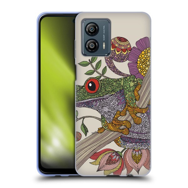 Valentina Animals And Floral Frog Soft Gel Case for Motorola Moto G53 5G
