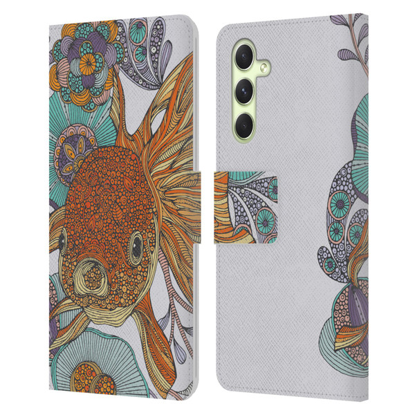 Valentina Animals And Floral Little Fish Leather Book Wallet Case Cover For Samsung Galaxy A54 5G