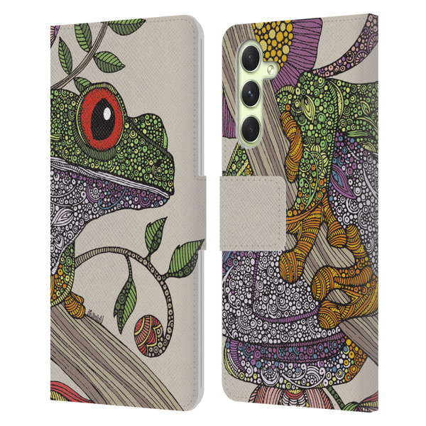 Valentina Animals And Floral Phileus Frog Leather Book Wallet Case Cover For Samsung Galaxy A54 5G