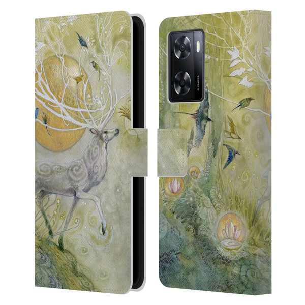 Stephanie Law Stag Sonata Cycle Allegro 2 Leather Book Wallet Case Cover For OPPO A57s
