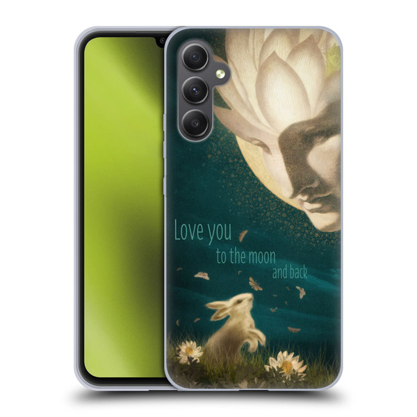 Duirwaigh God Moon Soft Gel Case for Samsung Galaxy A34 5G