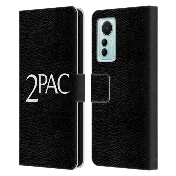Tupac Shakur Logos Serif Leather Book Wallet Case Cover For Xiaomi 12 Lite