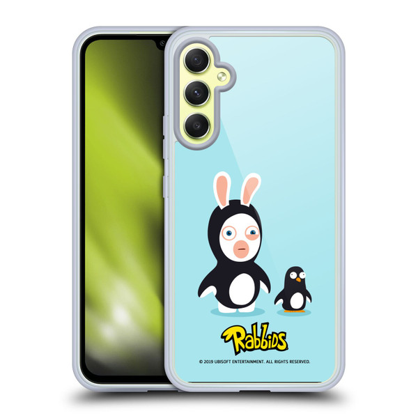 Rabbids Costumes Penguin Soft Gel Case for Samsung Galaxy A34 5G
