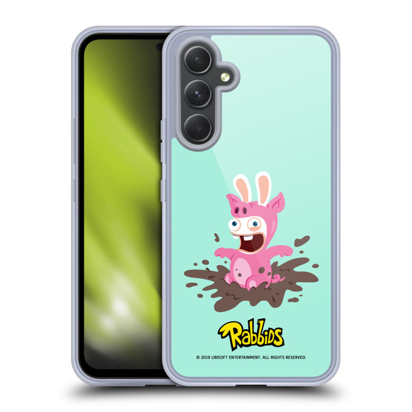 Rabbids Costumes Pig Soft Gel Case for Samsung Galaxy A54 5G