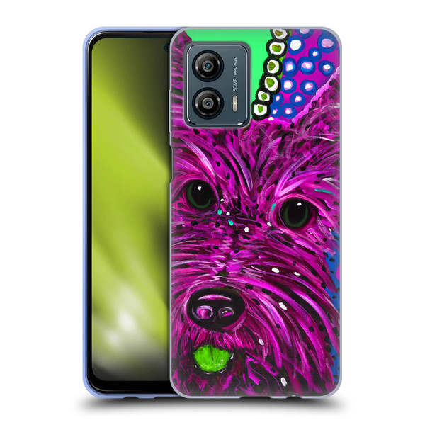 Mad Dog Art Gallery Dogs Scottie Soft Gel Case for Motorola Moto G53 5G