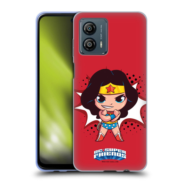 Super Friends DC Comics Toddlers 1 Wonder Woman Soft Gel Case for Motorola Moto G53 5G