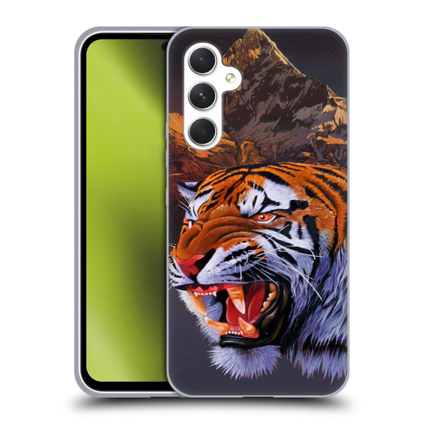 Graeme Stevenson Wildlife Tiger Soft Gel Case for Samsung Galaxy A54 5G