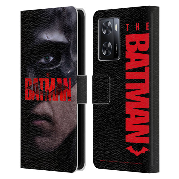 The Batman Posters Close Up Leather Book Wallet Case Cover For OPPO A57s