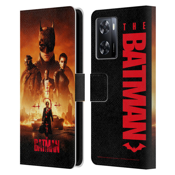 The Batman Posters Group Leather Book Wallet Case Cover For OPPO A57s