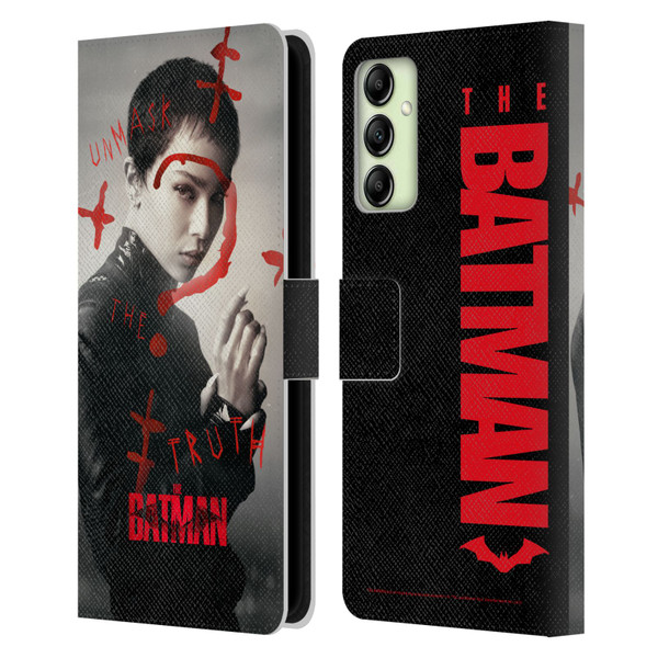 The Batman Posters Catwoman Unmask The Truth Leather Book Wallet Case Cover For Samsung Galaxy A14 5G