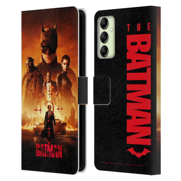 The Batman Posters Group Leather Book Wallet Case Cover For Samsung Galaxy A14 5G