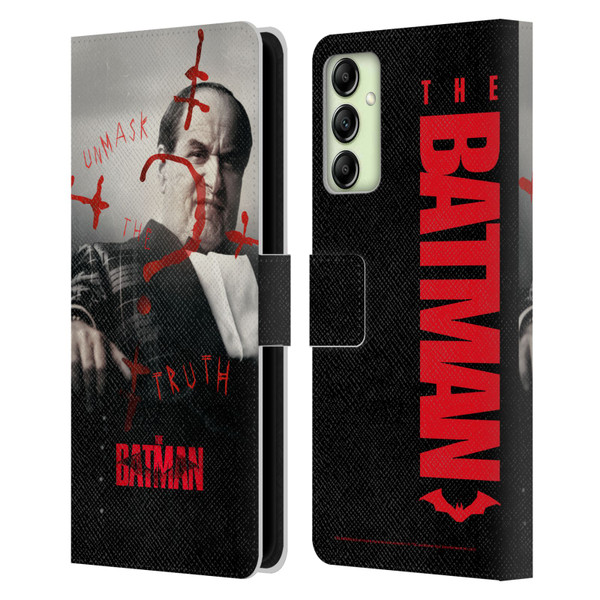 The Batman Posters Penguin Unmask The Truth Leather Book Wallet Case Cover For Samsung Galaxy A14 5G