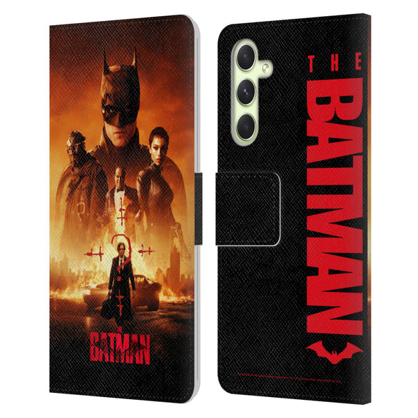 The Batman Posters Group Leather Book Wallet Case Cover For Samsung Galaxy A54 5G