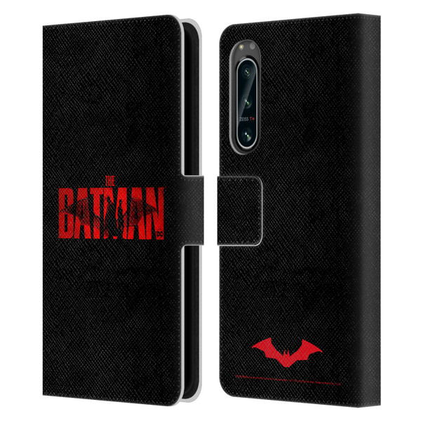 The Batman Posters Logo Leather Book Wallet Case Cover For Sony Xperia 5 IV
