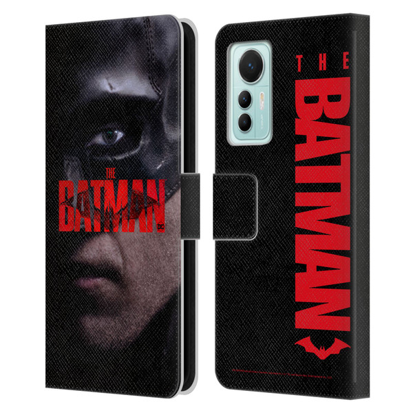The Batman Posters Close Up Leather Book Wallet Case Cover For Xiaomi 12 Lite