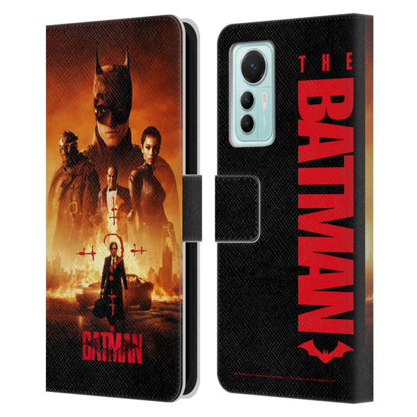 The Batman Posters Group Leather Book Wallet Case Cover For Xiaomi 12 Lite