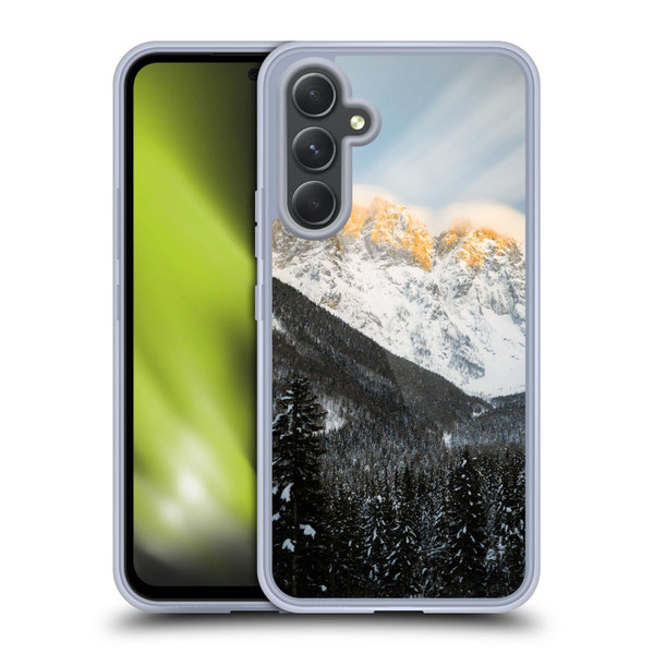 Patrik Lovrin Magical Sunsets Last Light On Slovenian Alps Soft Gel Case for Samsung Galaxy A54 5G