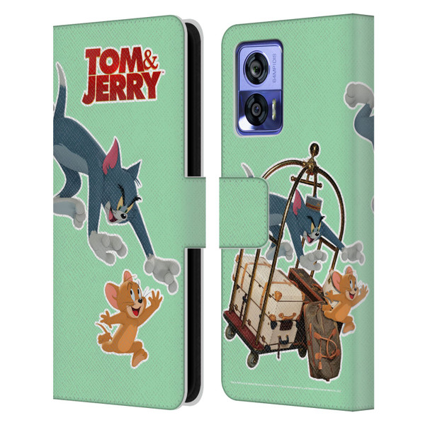 Tom And Jerry Movie (2021) Graphics Characters 1 Leather Book Wallet Case Cover For Motorola Edge 30 Neo 5G