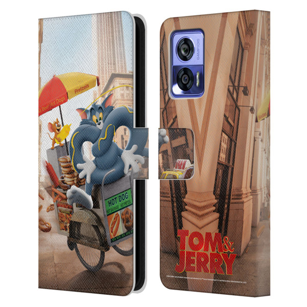 Tom And Jerry Movie (2021) Graphics Real World New Twist Leather Book Wallet Case Cover For Motorola Edge 30 Neo 5G