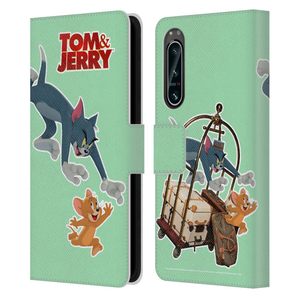 Tom And Jerry Movie (2021) Graphics Characters 1 Leather Book Wallet Case Cover For Sony Xperia 5 IV
