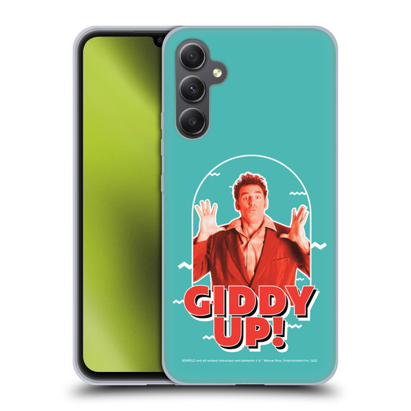 Seinfeld Graphics Giddy Up! Soft Gel Case for Samsung Galaxy A34 5G