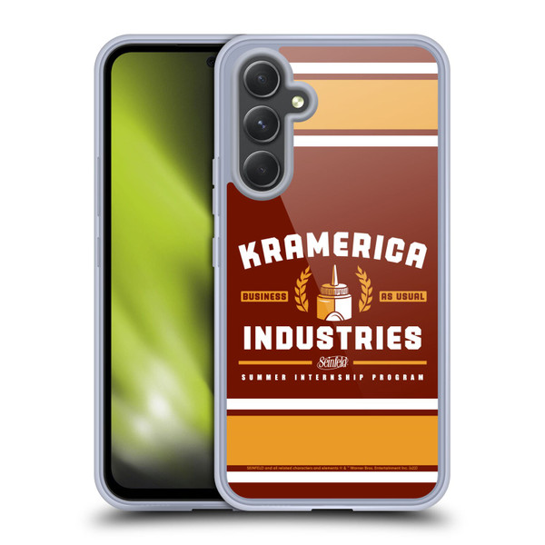 Seinfeld Graphics Kramerica Industries Soft Gel Case for Samsung Galaxy A54 5G