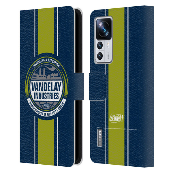 Seinfeld Graphics Vandelay Industries Leather Book Wallet Case Cover For Xiaomi 12T Pro