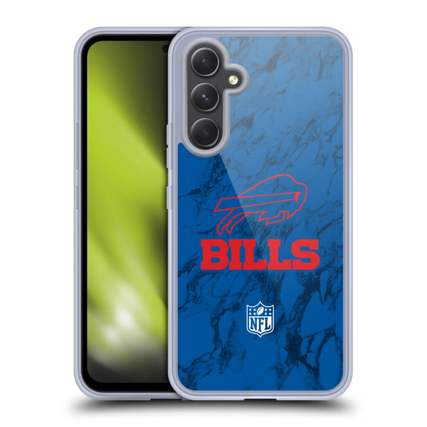 NFL Buffalo Bills Graphics Coloured Marble Soft Gel Case for Samsung Galaxy A54 5G