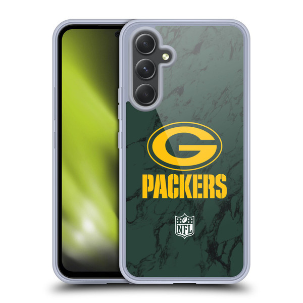 NFL Green Bay Packers Graphics Coloured Marble Soft Gel Case for Samsung Galaxy A54 5G NFL Green Bay Packers Graphics Coloured Marble Soft Gel Case for Samsung Galaxy A54 5G
