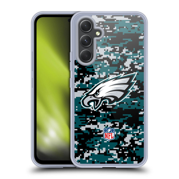 NFL Philadelphia Eagles Graphics Digital Camouflage Soft Gel Case for Samsung Galaxy A54 5G