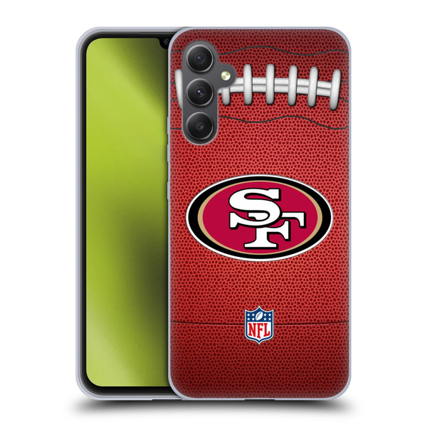 NFL San Francisco 49ers Graphics Football Soft Gel Case for Samsung Galaxy A34 5G